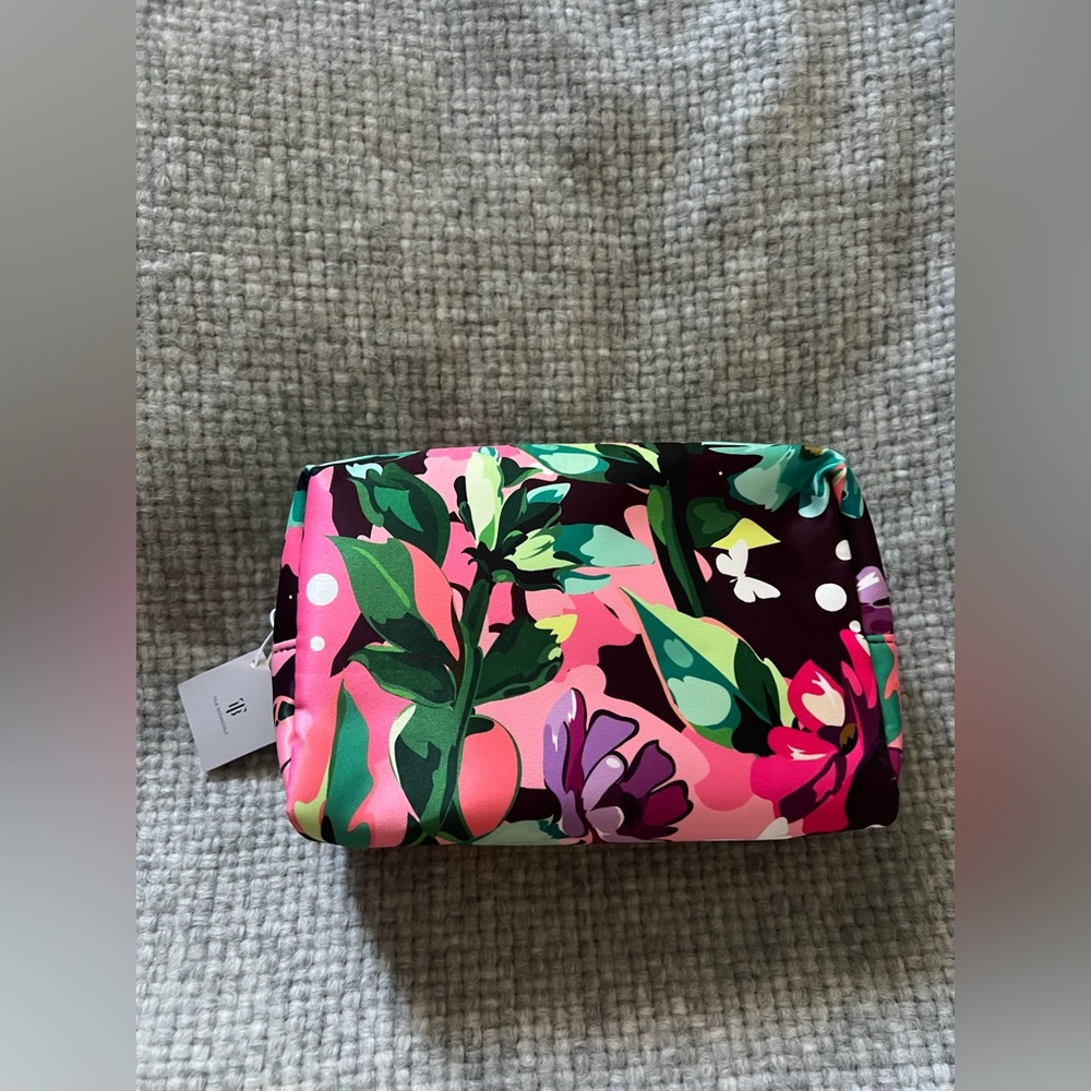 True Botanicals Floral & Butterfly Cosmetic Bag